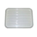 【まとめ買い10個セット品】 パイレスバット 大 白 ABS樹脂 425×315×H25【ECJ】