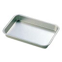 【まとめ買い10個セット品】 アルマイト 標準 角バット 5号 242×181×H30【ECJ】