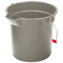 【まとめ買い10個セット品】 ラバーメイド ブルートバケット 2614 グレー 13L【ECJ】