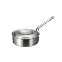 【まとめ買い10個セット品】 アルミ フッ素バリックス 浅型 片手鍋 15cm【ECJ】