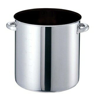 EBM モリブデンジIIプラス 寸胴鍋 33cm 蓋無 ノンスティック【ずんどう ラーメン 寸胴鍋料理 業務用パスタ鍋 業務用鍋通販】【ECJ】