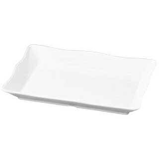 ニューホワイト 波型羽反盛鉢 45cm【ECJ】