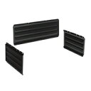 【まとめ買い10個セット品】 KDユーティリティーカート BC340KD用 シェルフパネルセット BC340KDP(110)ブラック【ECJ】