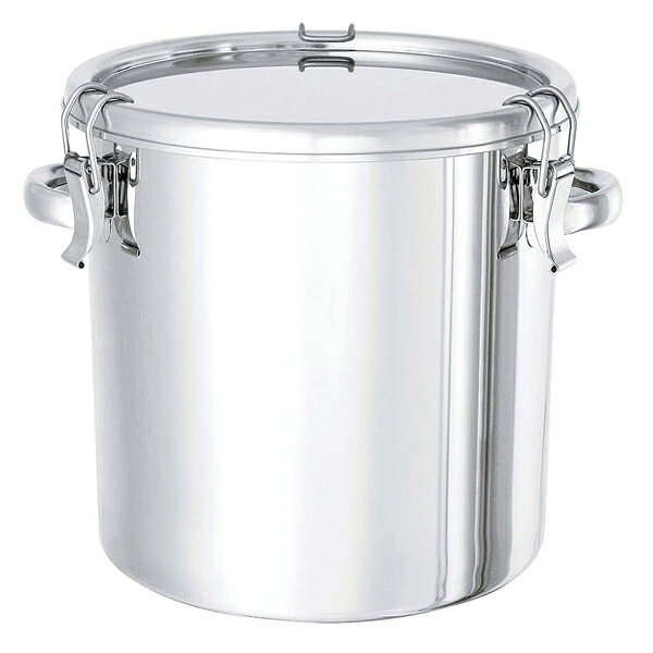 18-8 テーパー付 密閉容器(キャッチクリップ式)手付 TP-CTH 33cm【ECJ】