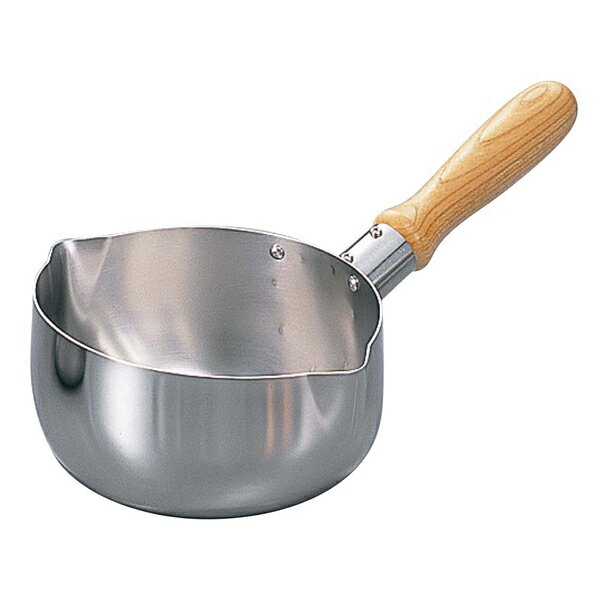 MA 18-8 レモンタイプ ミルクパン【お鍋 調理器具 鍋 片手鍋業務用】【ECJ】