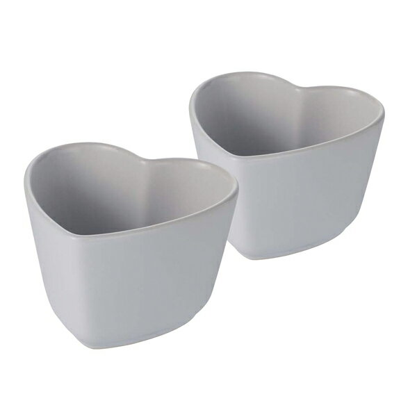【まとめ買い10個セット品】ストウブ セラミック エクストラミニ ハート ラムカン(2個入)ホワイト 40511-109【ECJ】