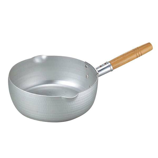 商品の仕様●外寸(mm)：φ258(柄部含まず) 底径：190 ●内寸(mm)：φ240 深さ：95●重量:1.1kg●容量:3.4L●板厚/厚み：1.9●材質：アルミ SUS430 本体内面：ゼロクリア加工(エコクリーン) ●電磁調理器：200V■● 電磁調理器に最適な業務用鍋アルミエレテックシリーズ● 優れた耐久性を持ち、熱伝導がよく、鍋全体に平均して熱が回ります。● 底板厚：6.0mm● 水だけで、ガンコな油汚れがきれいに落ちる● IKDエコクリーンシリーズは、親水性を持つ無機系塗料焼付塗装による強力な防汚効果を持ったゼロクリア加工を施した環境に優しい製品です。● 両口仕様● 外径は注ぎ口を含む● 200V電磁調理器は非常にパワーがある為、鍋の変形防止・安全面からボリュームは中以下で、鍋の状態、内部の温度には細心の注意をお願いします。※商品画像はイメージです。複数掲載写真も、商品は単品販売です。予めご了承下さい。※商品の外観写真は、製造時期により、実物とは細部が異なる場合がございます。予めご了承下さい。※色違い、寸法違いなども商品画像には含まれている事がございますが、全て別売です。ご購入の際は、必ず商品名及び商品の仕様内容をご確認下さい。※原則弊社では、お客様都合（※色違い、寸法違い、イメージ違い等）での返品交換はお断りしております。ご注文の際は、予めご了承下さい。
