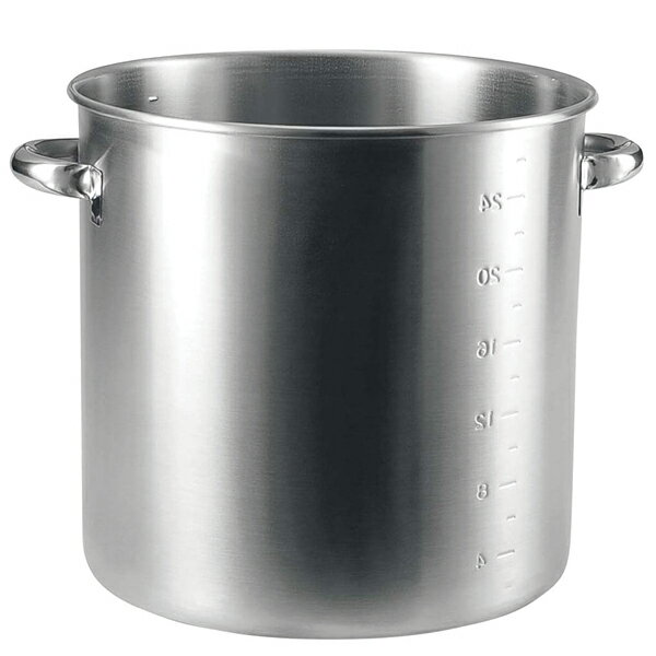 K 19-0 IH対応 寸胴鍋(目盛付)36cm(蓋無)【寸胴鍋 ずんどうなべ 人気の鍋 寸胴 業務用 寸胴鍋 ラーメン用 鍋 ずん胴 おでんの鍋 寸胴なべ ラーメン スープ 寸胴 スープ鍋 業務用鍋 カレースープ用鍋】【ECJ】