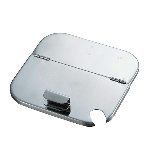【まとめ買い10個セット品】UK 18-8 角型キッチンポット用割蓋 13.5cm【 キッチンポット 丸型 】【ECJ】