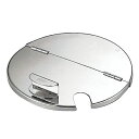 【まとめ買い10個セット品】UK 18-8 目盛付キッチンポット用割蓋 18cm用【 キッチンポット 丸型 】【ECJ】
