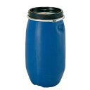 【まとめ買い10個セット品】サンコー プラスチックドラム ブルー 25L-1【ECJ】
