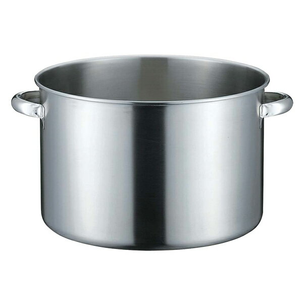 K 19-0 IH対応 半寸胴鍋(目盛付)36cm(蓋無)【半寸胴鍋 IH IH対応】【ECJ】