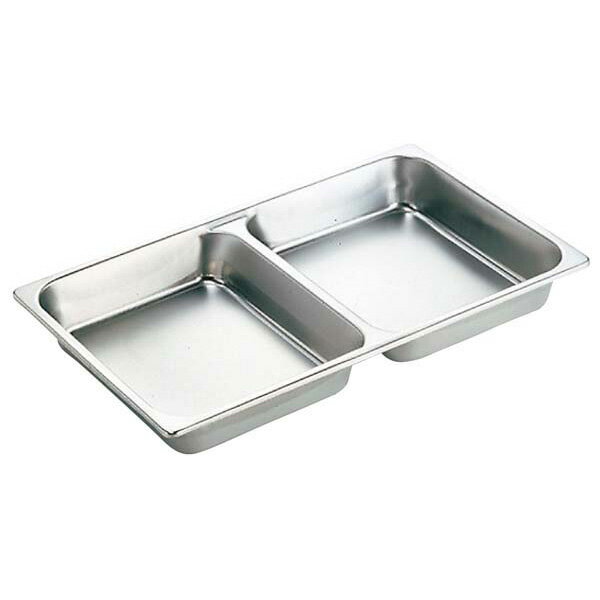 【まとめ買い10個セット品】18-8 ダブルパン 1/2 65mm 2122W【ECJ】