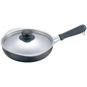 【まとめ買い10個セット品】柳宗理 マグマプレート 鉄フライパン 蓋付 22cm【ECJ】