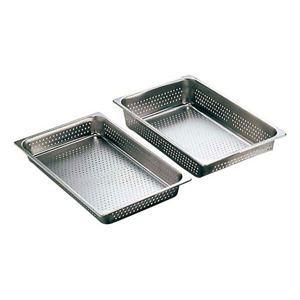 18-8 穴明ホテルパン 1/2 150mm 95126【ECJ】