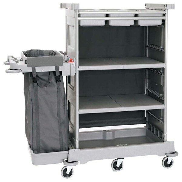 樹脂静音メイドサービスワゴン シングル EKT-1【ECJ】