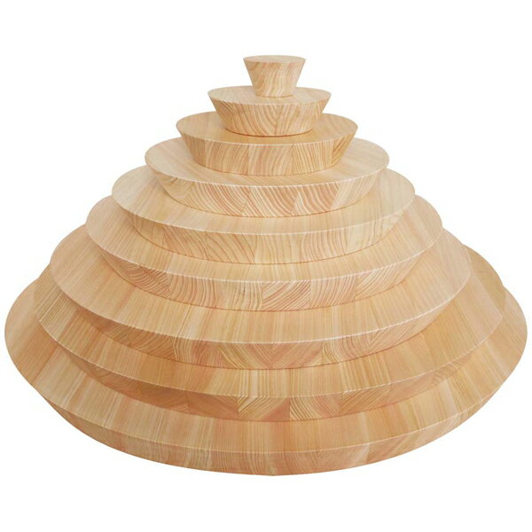 ヒノキ ラウンドプレート ホロウタイプ 50【ECJ】