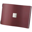 【まとめ買い10個セット品】ファッション メニューブック FC4A6OS ボルドー(A4横)【ECJ】