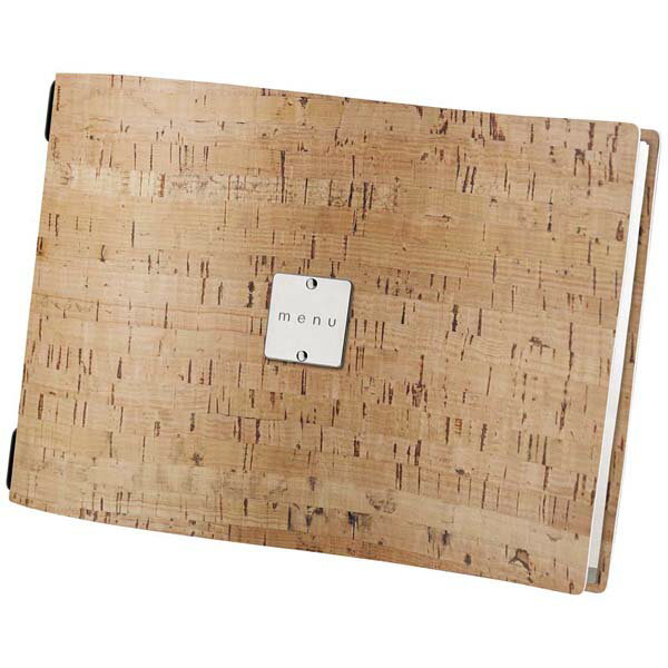 サグヒーロー メニューブック SU4A6NM ナチュラル(A4横)【ECJ】