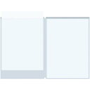 【まとめ買い10個セット品】メニューブック(A4)用 中ビニール(2枚入)10セット【ECJ】