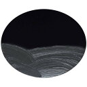 漆黒刷毛目 黒 丸トレー 黒漆波 φ300×12mm【ECJ】
