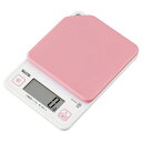 【まとめ買い10個セット品】タニタ デジタルクッキングスケール 2kg KJ-213 PK ストロベリーピンク【ECJ】