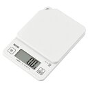 タニタ デジタルクッキングスケール 1kg KJ-114 WH ココナッツホワイト【ECJ】