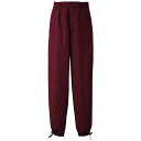 【まとめ買い10個セット品】作務衣パンツ EL3378-2(男女兼用)えんじ L【ECJ】