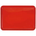 【まとめ買い10個セット品】ピノ NSトレー 33cm レッド 330×235×H16【ECJ】