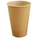 【まとめ買い10個セット品】紙カップ 12oz 未晒無地(50個入り)【ECJ】