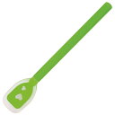【まとめ買い10個セット品】シリコン ソフトスプーン 小 グリーン【ECJ】