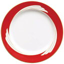 【まとめ買い10個セット品】アラカルト赤 30cm プレート OFM07-313【ECJ】