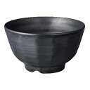 【まとめ買い10個セット品】メラミン食器 キワミ鉢 16cm TD-801-BKM 黒マット【ECJ】