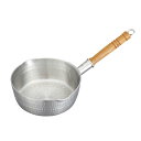 【まとめ買い10個セット品】アルミ 底平 浅型打出 雪平鍋(目盛付)15cm【ECJ】