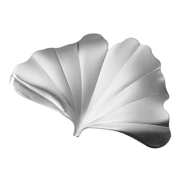 【まとめ買い10個セット品】18-8 葉枝(はし)おき 銀杏 シルバー【ECJ】