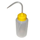 カラーキャップ広口洗浄瓶 250ml イエロー 927-22-22-41【ECJ】
