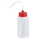 【まとめ買い10個セット品】カラーキャップ広口洗浄瓶 250ml レッド 927-22-22-43【ECJ】