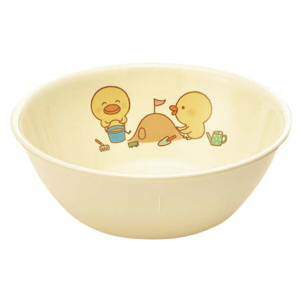 【まとめ買い10個セット品】メラミン 子供食器 ひよこぐみ 中食器 J1HI【ECJ】