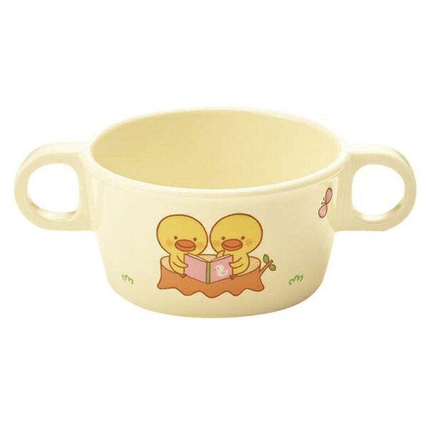 【まとめ買い10個セット品】メラミン 子供食器 ひよこぐみ 両手付カップ 540HI【ECJ】