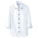 【まとめ買い10個セット品】男女兼用 スキッパーボタンダウンシャツ CH4420-0 ホワイト 4L【ECJ】
