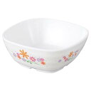 メラミン食器 花束(ブーケ)角小鉢(小)BU-51【ECJ】
