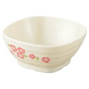 【まとめ買い10個セット品】メラミン食器 桃花(ももか)角小鉢 MK-50【ECJ】