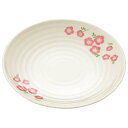 【まとめ買い10個セット品】メラミン食器 桃花(ももか)丸皿(大)MK-12【ECJ】