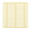 【まとめ買い10個セット品】強化PP 正角 竹ス 115mm クリーム 6-757-1【ECJ】