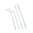 【まとめ買い10個セット品】曲がるストロー OPP透明袋入り(500本入)φ6×210mm【ECJ】