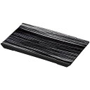【まとめ買い10個セット品】枯木プレート 細長角 黒石目 1202363【ECJ】