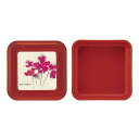 【まとめ買い10個セット品】器美の追求 主食 スタック型(ハーフライス)S-19 新マロン/花柄【ECJ】