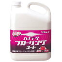 【まとめ買い10個セット品】リンレイ 木質床材専用樹脂ワックス ハイテクフローリングコート 4L【ECJ】