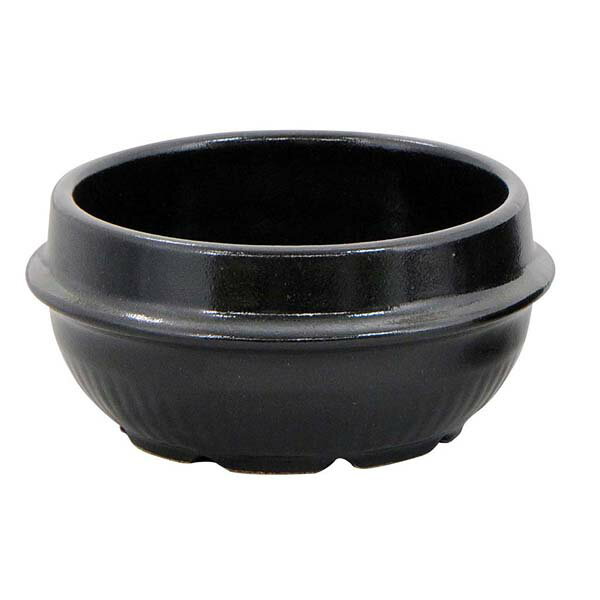 【まとめ買い10個セット品】耐熱陶器 チゲ鍋(黒仕上げ)17.5cm【ECJ】