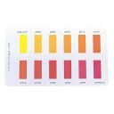 【まとめ買い10個セット品】比色紙 フェノールレッド用 カラーチャート【ECJ】